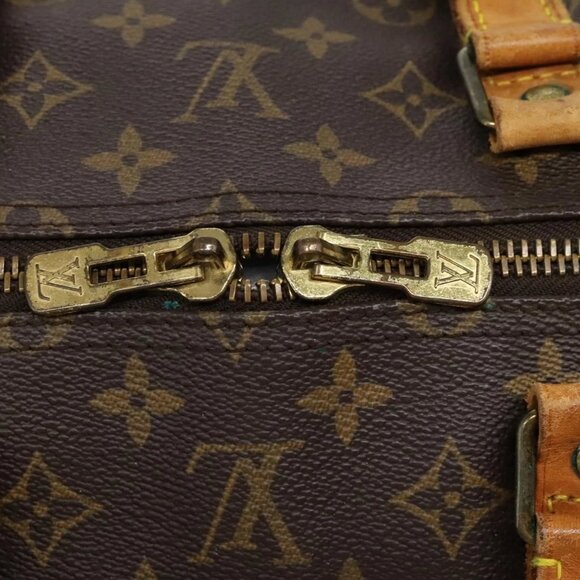LOUIS VUITTON Monogram Keepall Bandouliere 55 Boston Bag M41414 LV Auth 108318 - Picture 12 of 15